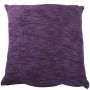 Canvas decorative cushion KALUA, violet, 18"x18"/45x45cm