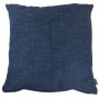Canvas decorative cushion KALUA, navy blue, 18"x18"/45x45cm