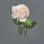 Artificial flower Rose SIMONY, pale pink, 18"/45cm, Ø 3.1"/8cm