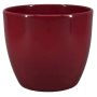 Small flower pot TEHERAN BASAR, ceramic, wine red, 2.6"/6,5cm, Ø3.3"/8,5cm
