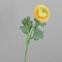 Artificial ranunculus CADISS, yellow, 50 cm, Ø7.5 cm
