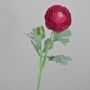 Artificial ranunculus CADISS, pink, 50 cm, Ø7.5 cm