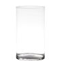 Glass cylinder vase SANYA EARTH, clear, 21cm, Ø14cm
