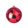 Christmas bauble TEODORA, shiny red, Ø 12"/30 cm