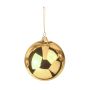 Christmas bauble TEODORA, shiny gold, Ø12"/30cm