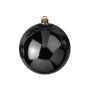 Christmas bauble TEODORA, shiny black, Ø 12"/30 cm
