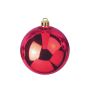 Christmas bauble CANELA, shiny red, Ø 8"/20 cm