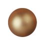 Christmas baubles FABIANA, 48 pcs, metallic copper, Ø1.4"/3.5cm