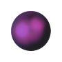 Christmas baubles FABIANA, 48 pcs, metallic violet, Ø1.4"/3.5cm