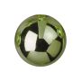 Christmas baubles FABIANA, 48 pcs, shiny light green, Ø1.4"/3.5cm