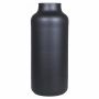 Glass flower vase SIARA, black-matt, 14"/35 cm, Ø 6"/15 cm