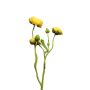 Decorative flower branch, ranunculus JIXIANG, yellow, 20"/50cm