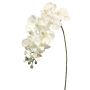 Artificial Phalaenopsis orchid branch JUANRU, white, 100 cm