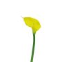 Artificial Zantedeschia flower ZHILONG, yellow, 55cm, 10x16cm