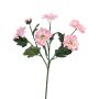 Decorative chrysanthemum branch LONGBAO, pink, 60cm