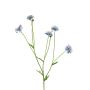 Artificial knapweed branch TAOTAO, light blue, 65 cm, Ø 4–5 cm