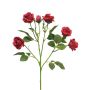 Decorative flower branch rose SHANZHA, pink, 70 cm, Ø 6.5–7 cm