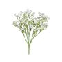 Fabric gypsophila bush CECILIA, white stem, 30 cm, Ø1 cm
