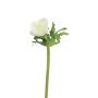 Decorative anemone 'BOYANG', white, 14"/35cm, Ø2.4"/6cm