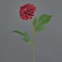 Artificial dahlia WANRU, dark red, 50 cm, Ø 9 cm
