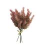 Artificial heather bunch LINGXIN, fuchsia, 10"/25cm