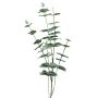 FENYU decorative eucalyptus branch, green and white, 90cm