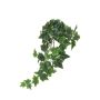LANSHUO artificial hanging ivy on a stake, green and white, 45cm