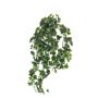 LANSHUO artificial hanging ivy on a stake, green and white, 100 cm