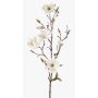 Artificial magnolia LILO, cream, 30"/75cm, Ø 2"-3.5"/5-9cm