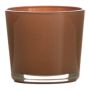 ALENA glass plant pot, toffee brown, 19cm, Ø19cm