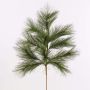 Artificial pine branch HELENE, green, 28"/70cm