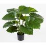 Artificial Alocasia Calidora SALONI, green, 30"/75cm