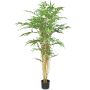 Plastic bamboo tree WANNING, real trunks, 150 cm