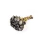 Dried bunch of Italian strawflowers BIBIANA, grey, 14"-18"/35-45cm, Ø6"/15cm