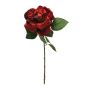 Textile Rose YUFAN, red, 45cm, Ø13cm