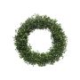 Faux boxwood wreath FRITZ, crossdoor, Ø16"/40cm