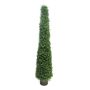 Faux boxwood pyramid FRITZ, crossdoor, 4ft/130cm