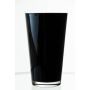 Conical glass vase SALLY, black, 8.66''/22cm, Ø 5.12"/13cm