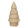 Decorative fir tree LOVRA, terracotta, sand, 8"/20cm, Ø3.9"/9.8cm