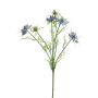 Decorative black cumin branch TIANKE, blue, 65cm, Ø7–8cm