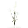 LINEN decorative pampas grass branch with plumes, white, 145cm
