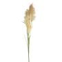 LINEN decorative pampas grass stem with plumes, beige-brown, 145cm
