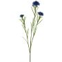 Decorative flower branch: Cornflower NAWEN, light blue, 65cm, Ø3–5.5cm