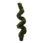Faux boxwood spiral FRITZ, 5ft/150cm