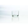 Small tea light holder KIM AIR made of glass, clear, 2.36"x2.36"x2.36"/6x6x6cm