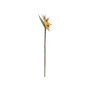 Plastic strelitzia flower ZAMIRA, orange-violet, 37"/95cm, 6.3"x13"/16x32cm