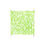 LUCIE room divider elements, lines, green, set of 4, 30cm
