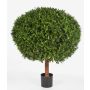 Artificial boxwood TOM, real trunk, 4ft/115cm, Ø3ft/100cm