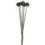 Artificial ornamental leek bunch ANSHUO, silver, 24"/60cm