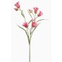 Artificial bellflower branch EMMELY, dark pink, 26"/65cm